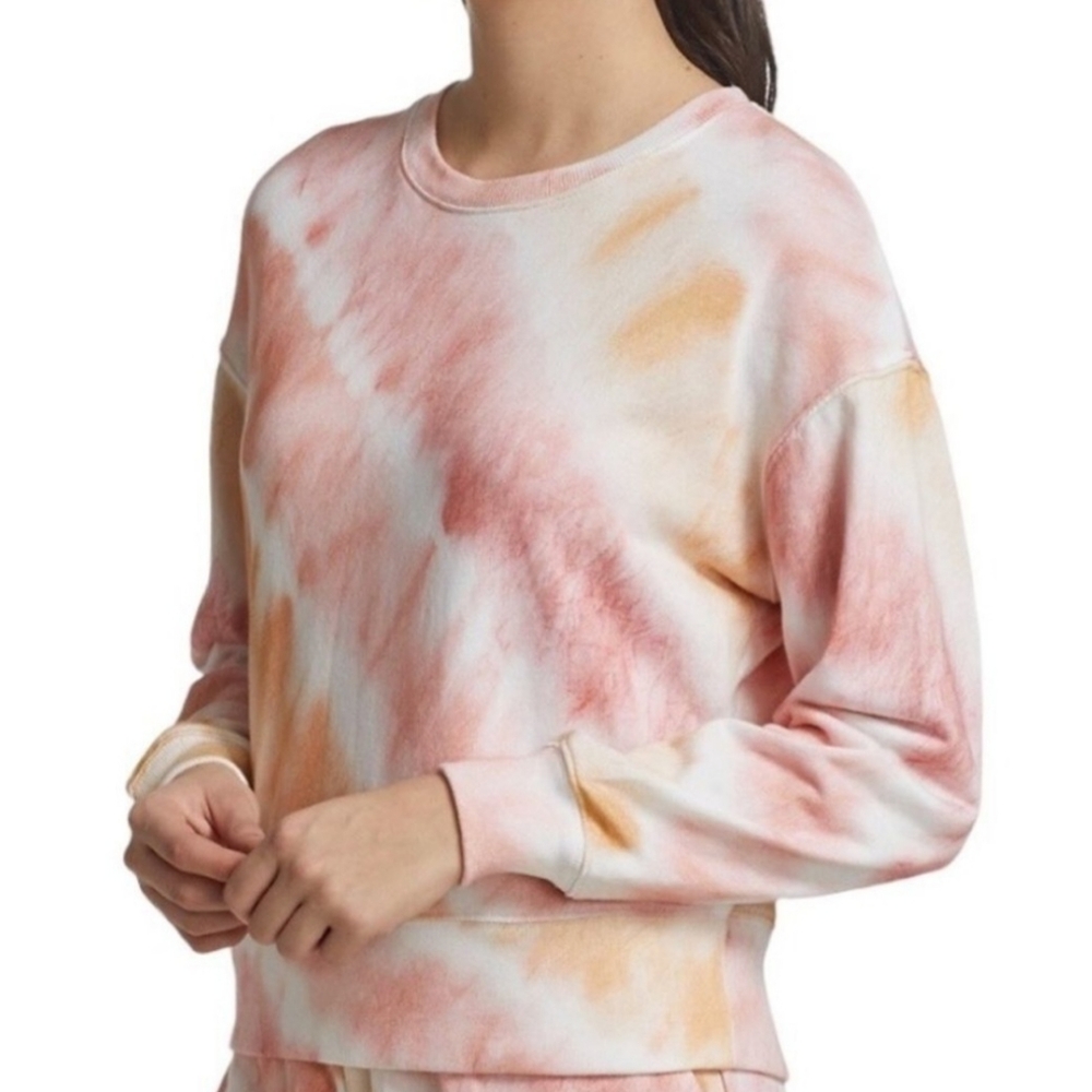 RAILS Ramona Sunset Tie Dye Terry Sweatshirt! Loungewear Comfy Summer Gym Beachy